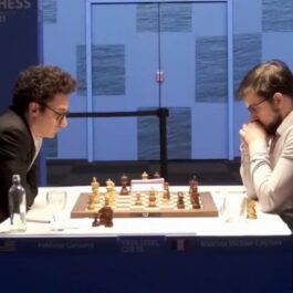 Caruana, Fabiano 1-0 Vachier-Lagrave, Maxime   – Tata Steel Masters – R7 – 23 janvier 2021 – Wijk aan Zee NED