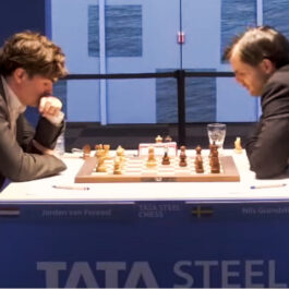Firouzja, Alireza Caruana, Fabiano – 83rd Tata Steel Masters – R11 – 29 janvier 2021 – Wijk aan Zee NED