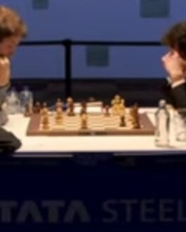 Donchenko, Alexander 0-1 Caruana, Fabiano Tata Steel Masters R2 17 janvier 2021 Wijk aan Zee NED
