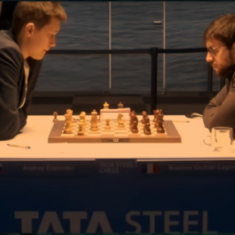Esipenko, Andrey GM2677 Vachier-Lagrave, Maxime GM2784 – 83rd Tata Steel Masters – 3.6 – 18 janvier 2021 – Wijk aan Zee NED