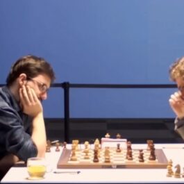 Vachier-Lagrave, Maxime Anton Guijarro, David – 83rd Tata Steel Masters – 4.2 – 19 janvier 2021 – Wijk aan Zee NED