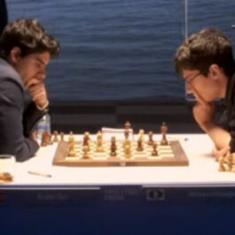 Tari, Aryan 0.5-0.5 Firouzja, Alireza  – Tata Steel Masters R4 – 19 janvier 2021 – Wijk aan Zee NED