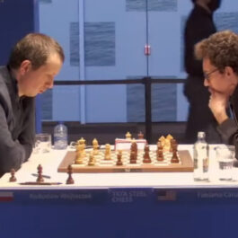 Wojtaszek, Radoslaw, Fabiano Caruana – Tata Steel Masters – R9 – 26 janvier 2021 – Wijk aan Zee NED