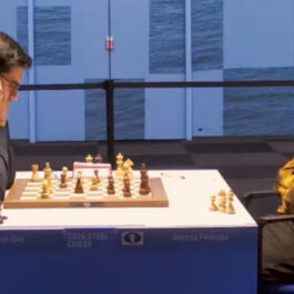 Giri, Anish 0.5-0.5 Firouzja, Alireza –  83rd Tata Steel Masters – R12 – 30 janvier 2021 -Wijk aan Zee NED