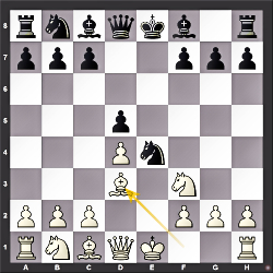 C42 Petrov's Defence, 1.e4 e5 2.Nf3 Nf6 3.Nxe5 d6 4.Nf3 Nxe4 5.d4 d5 6.Bd3 classical variation