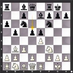 C89 1.e4 e5 2.Nf3 Nc6 3.Bb5 a6 4.Ba4 Nf6 5.0-0 Be7 6.Re1 b5 7.Bb3 0-0 8.c3 d5 Marshall attack