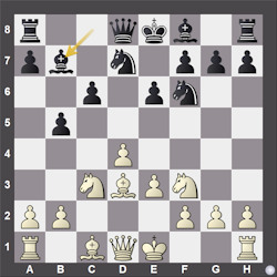 D47 1.d4 d5 2.c4 e6 3.Nc3 Nf6 4.Nf3 c6 5.e3 Nbd7 6.Bd3 dxc4 7.Bxc4 b5 8.Bd3 Bb7 Wade variation
