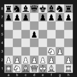 A07 - 1. Nf3 d5 2. g3 - King's Indian Attack