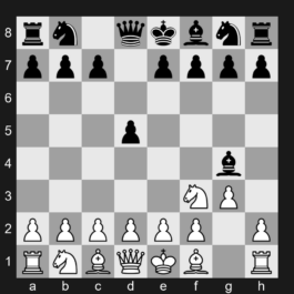 A07 - 1. Nf3 d5 2. g3 Bg4 - King's Indian Attack: Keres Variation