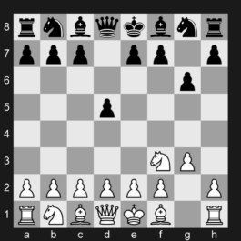 A07 - 1. Nf3 d5 2. g3 g6 - King's Indian Attack: Double Fianchetto
