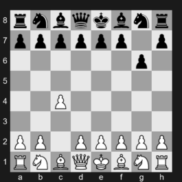 A10 - 1. c4 g6 - English Opening: Great Snake Variation