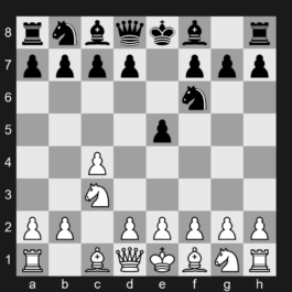 A22 - 1. c4 e5 2. Nc3 Nf6 - English Opening: King's English Variation, Two Knights Variation