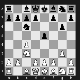 A26 - 1. c4 e5 2. Nc3 Nc6 3. g3 g6 4.... - English Opening