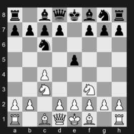 A27 - English: Three Knights, 3…g6 4.d4 exd4 5.Nxd4
