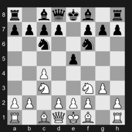 A29 - 1. c4 e5 2. Nc3 Nf6 3. Nf3 Nc6 4. g3 - English Opening: King's English Variation, Four Knights Variation, Fianchetto Line