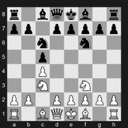 A35 - 1. c4 Nf6 2. Nf3 c5 3. Nc3 Nc6 - English Opening: Symmetrical Variation, Four Knights Variation