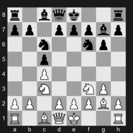 A38 - 1. c4 Nf6 2. Nf3 c5 3. Nc3 Nc6 4. g3 g6 5. Bg2 Bg7 - English Opening: Symmetrical Variation, Full Symmetry Line