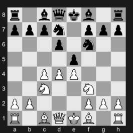 A55 - 1.d4 Nf6 2.c4 d6 3.Nc3 e5 4.Nf3 Nbd7 5.e4 - Old Indian [+0.72]