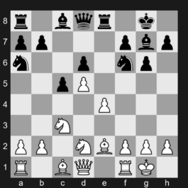 A78 - Benoni: Classical, Main Line, 10.Nd2 Na6 11.f4 Nc7