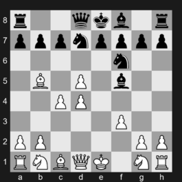 B01v - 2.exd5 Nf6 3.d4 Bg4 4.f3 Bf5 5.Bb5+ Nbd7 6.c4 - Portuguese