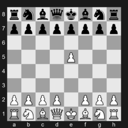 B02l - 2.e5 Ng8 - Brooklyn Defence (Retreat Variation)