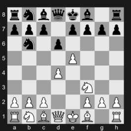 B04e - 4…Nb6 - Modern, Schmid Variation