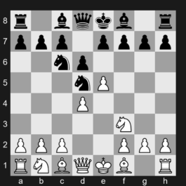 B04b - 4…Nc6 - Modern