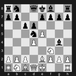 B05h - 4.Nf3 Bg4 5.Be2 c6 - Modern, Flohr Variation
