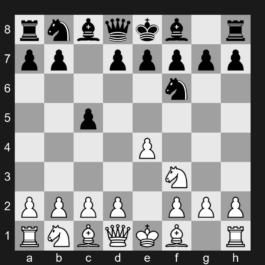 B29 - 1. e4 c5 2. Nf3 Nf6 - Sicilian Defense: Nimzowitsch Variation