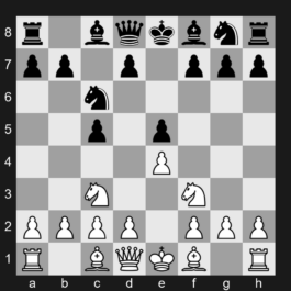 B30 - 1. e4 c5 2. Nf3 Nc6 3. Nc3 e5 4.... - Sicilian Defense