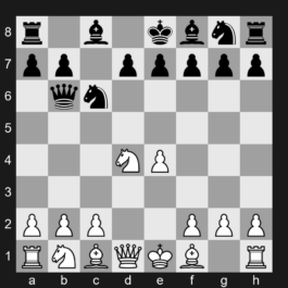 B32e - 4.Nxd4 Qb6 - Open