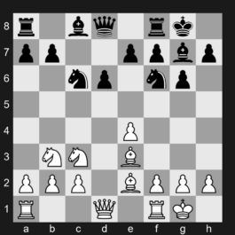 B74 - 1. e4 c5 2. Nf3 d6 3. d4 cxd4 4. Nxd4 Nf6 5. Nc3 g6 6. Be2 Bg7 7. O-O O-O 8. Be3 Nc6 9. Nb3 - Sicilian Defense: Dragon Variation, Classical Variation, Normal Line