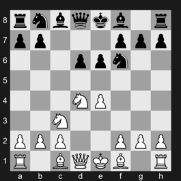 B80-B85 1. e4 c5 2. Nf3 d6 3. d4 cxd4 4. Nxd4 Nf6 5. Nc3 e6 Sicilian, Scheveningen variation