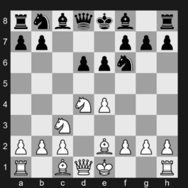 B83 - 1. e4 c5 2. Nf3 e6 3. d4 cxd4 4. Nxd4 Nf6 5. Nc3 d6 6. Be2 - Sicilian Defense: Scheveningen Variation, Classical Variation