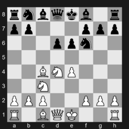 B86 - 1. e4 c5 2. Nf3 e6 3. d4 cxd4 4. Nxd4 Nf6 5. Nc3 d6 6. Bc4 - Sicilian Defense: Sozin Attack