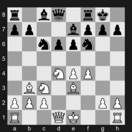 B88 - 1. e4 c5 2. Nf3 Nc6 3. d4 cxd4 4. Nxd4 Nf6 5. Nc3 d6 6. Bc4 e6 7. Bb3 Be7 8. Be3 O-O 9. f4 - Sicilian Defense: Sozin Attack, Fischer Variation