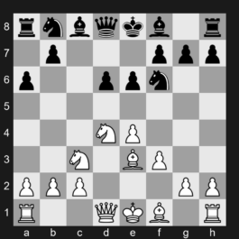 B80g - 4.Nxd4 Nf6 5.Nc3 e6 6.Be3 a6 7.f3 - Scheveningen English Attack