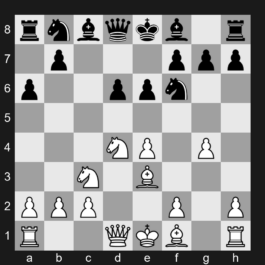 B81d - 6…a6 7.Be3 - Scheveningen Keres Perenyi Attack