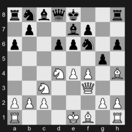 B98k - 8.Qf3 h6 9.Bh4 g5 - Najdorf Gothenburg (Argentine) Variation [+0.76]