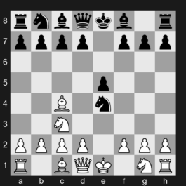 C27 - 1. e4 e5 2. Nc3 Nf6 3. Bc4 Nxe4 - Vienna Game: Frankenstein-Dracula Variation