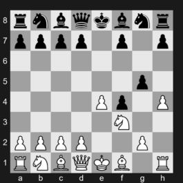 C39 - 1.e4 e5 2.f4 exf4 3.Nf3 g5 4.h4 - KGA