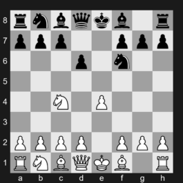 C42 - 1. e4 e5 2. Nf3 Nf6 3. Nxe5 d6 4. Nc4 - Petrov's Defense: Paulsen Attack