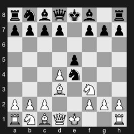 C43 - 1. e4 e5 2. Nf3 Nf6 3. d4 Nxe4 4. Bd3 - Petrov's Defense: Modern Attack, Center Variation