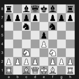 C47 - 1. e4 e5 2. Nf3 Nc6 3. Nc3 Nf6 - Four Knights Game