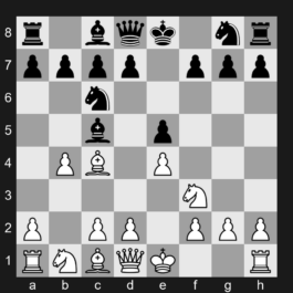 C51 - 1.e4 e5 2.Nf3 Nc6 3.Bc4 Bc5 4.b4 - Evans Gambit