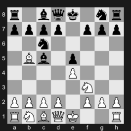 C64 - 1. e4 e5 2. Nf3 Nc6 3. Bb5 Bc5 - Ruy Lopez: Classical Variation
