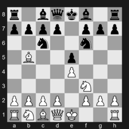 C64 - 1. e4 e5 2. Nf3 Nc6 3. Bb5 Nf6 4.... - Ruy Lopez