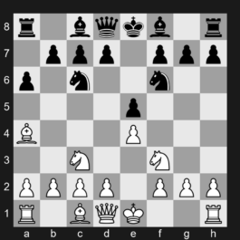 C77 - 1. e4 e5 2. Nf3 Nc6 3. Bb5 a6 4. Ba4 Nf6 5. Nc3 - Ruy Lopez: Morphy Defense, Tarrasch Variation
