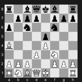 C77 - 1. e4 e5 2. Nf3 Nc6 3. Bb5 a6 4. Ba4 Nf6 5. d3 - Ruy Lopez: Morphy Defense, Anderssen Variation