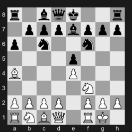 C84 - 1. e4 e5 2. Nf3 Nc6 3. Bb5 a6 4. Ba4 Nf6 5. O-O Be7 - Ruy Lopez: Closed